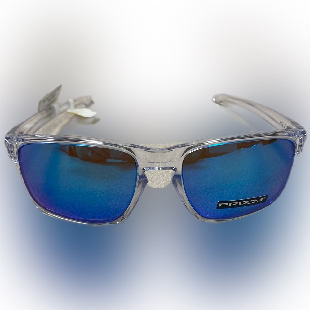 Oakley Prism Silver Sunglasses - Polished Clear Frames